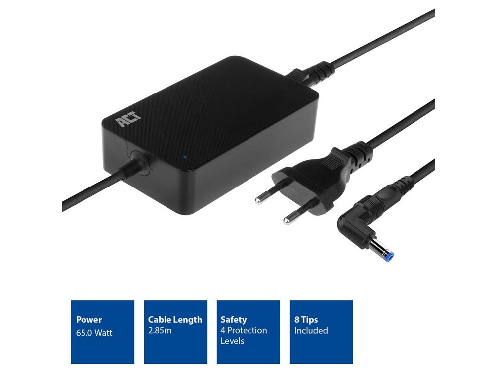 GeniouS universele lader laptop 65W - Slim Design