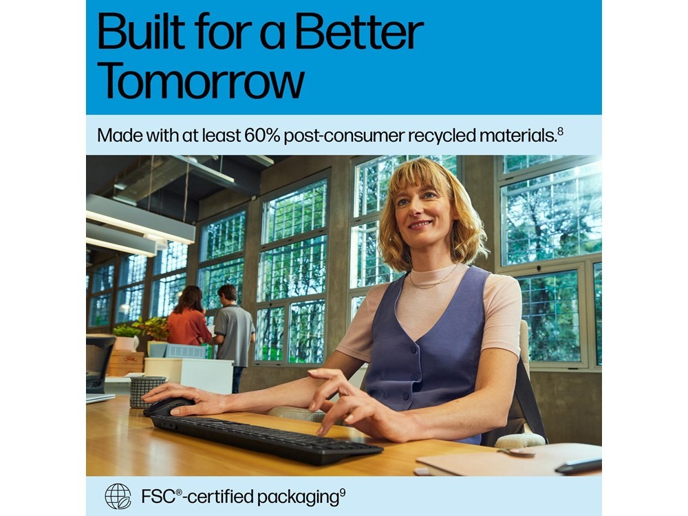 HP 720 Multi Device draadloos herlaadbaar toetsenbord