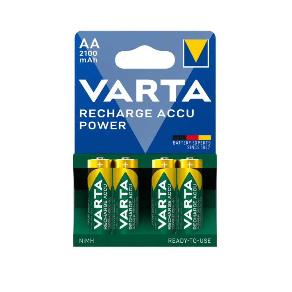 Varta herlaadbare Power batterijen AA - 4 stuks 