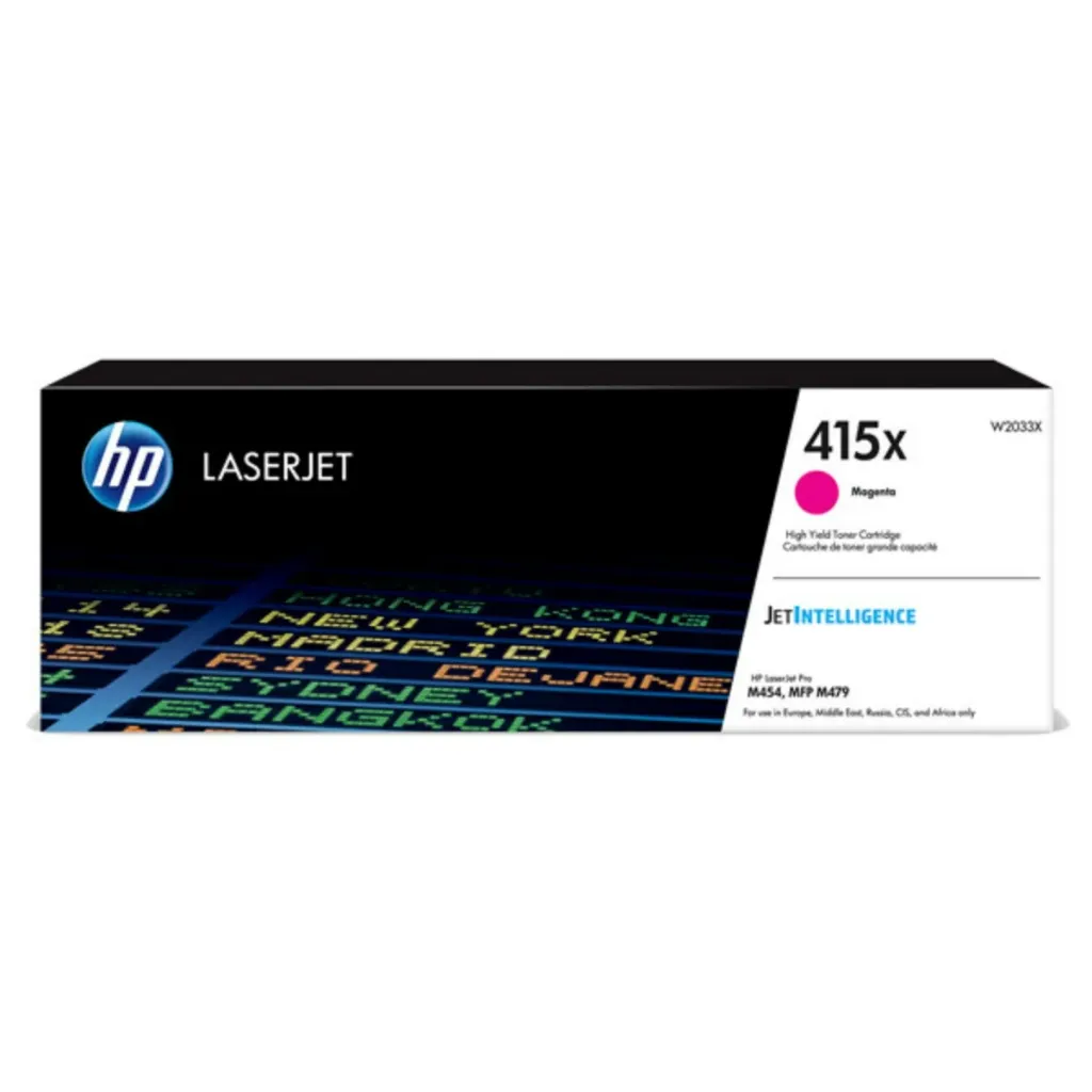 HP 415X Magenta Laserjet (W2033X) voor M454/MFP M479