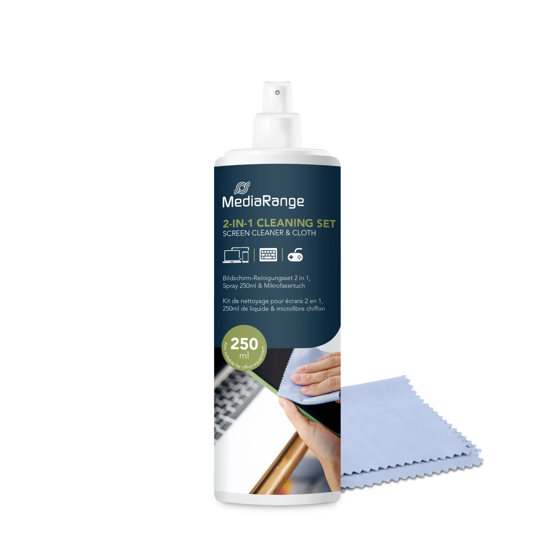 Cleaning kit 250ml + MicroFiber doek