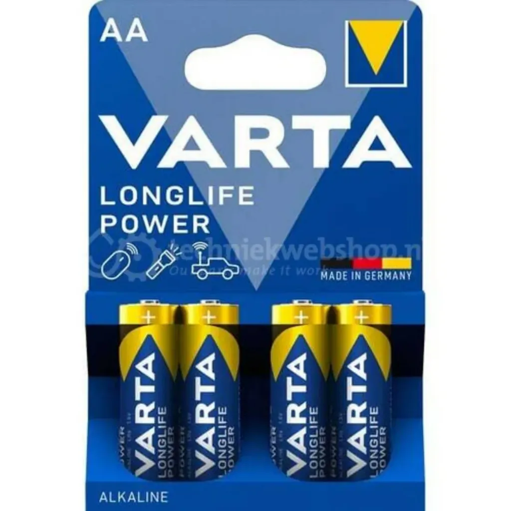Varta Longlife Power batterijen AA - 4 stuks
