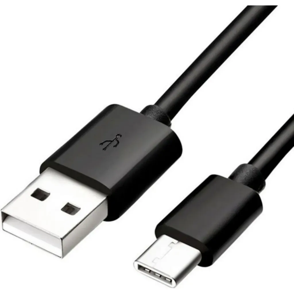 MediaRange USB-A naar USB-C Kabel Zwart (1.2 meter)