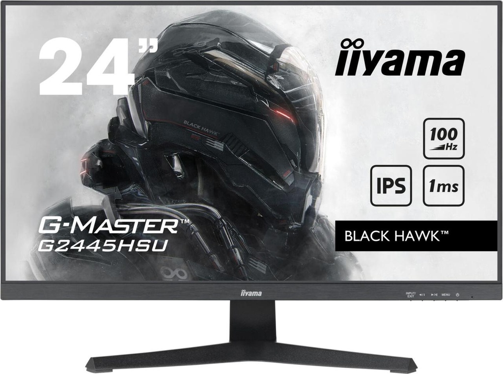 iiYama G-Master G2445HSU Monitor 23.8" - FHD - DisplayPort/HDMI - 1ms