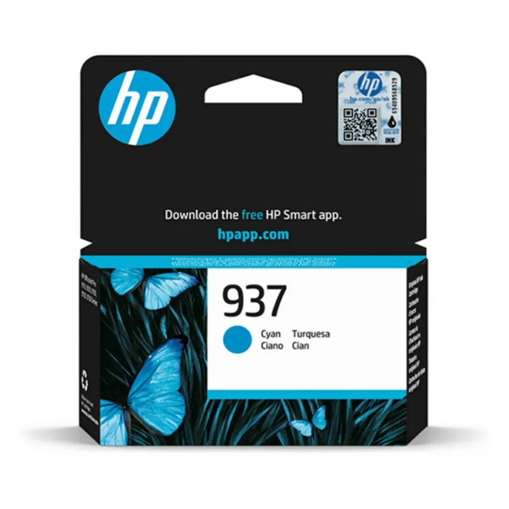 HP 937 Cyaan 800 pagina's