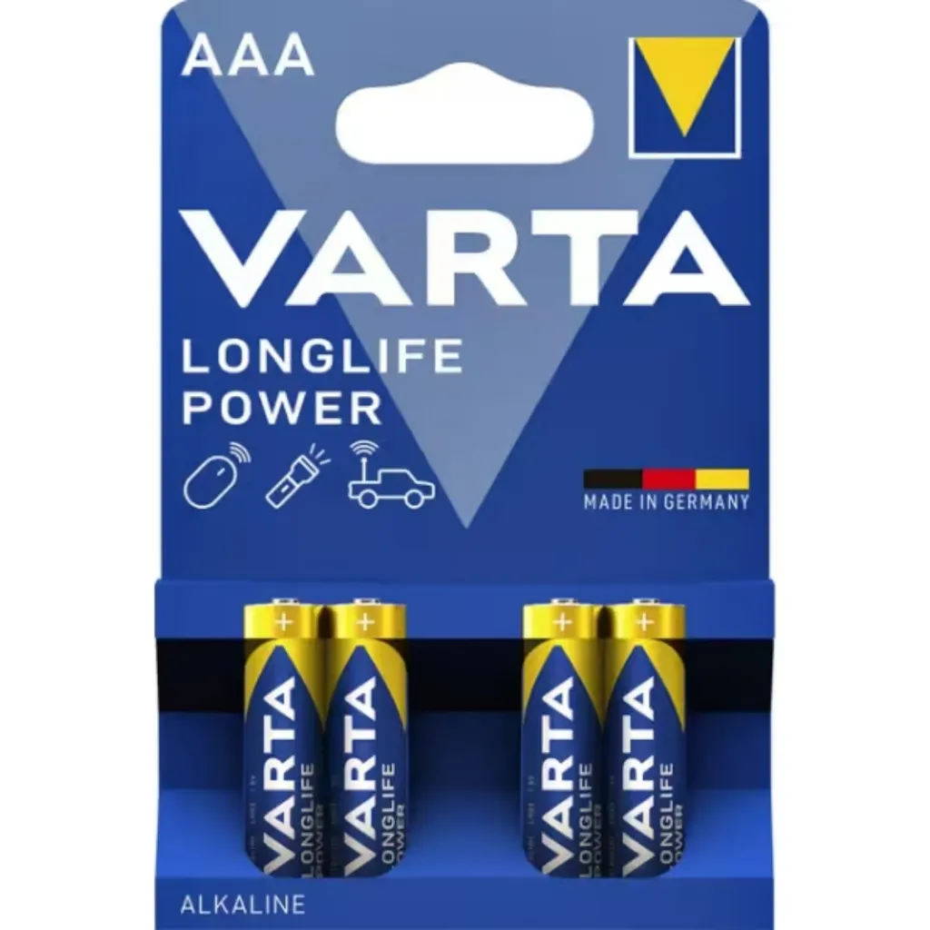 Varta Longlife Power batterijen AAA - 4 stuks