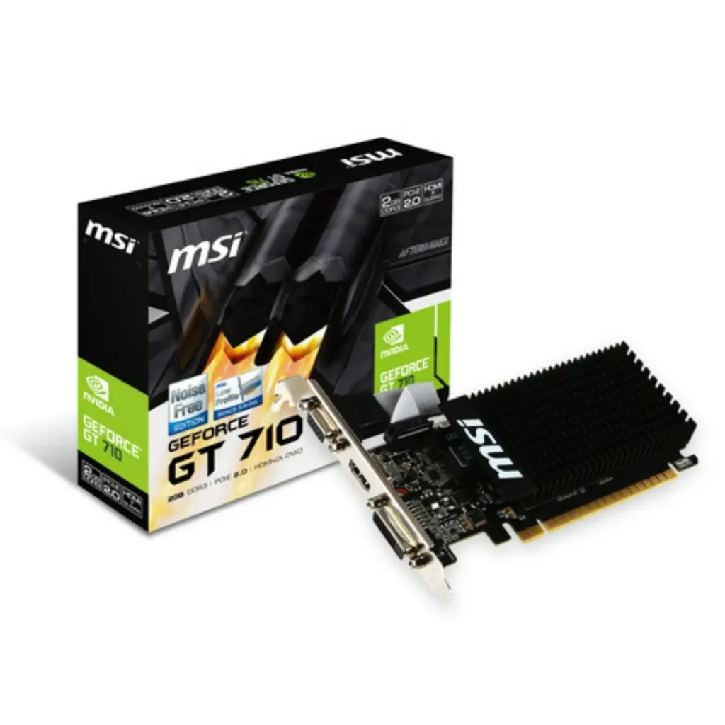 GeForce Nvidia GT710 2Gb DDR3 PciE VGA/DVI/HDMI