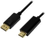 LogiLink DisplayPort (M) to HDMI (M) - 2M