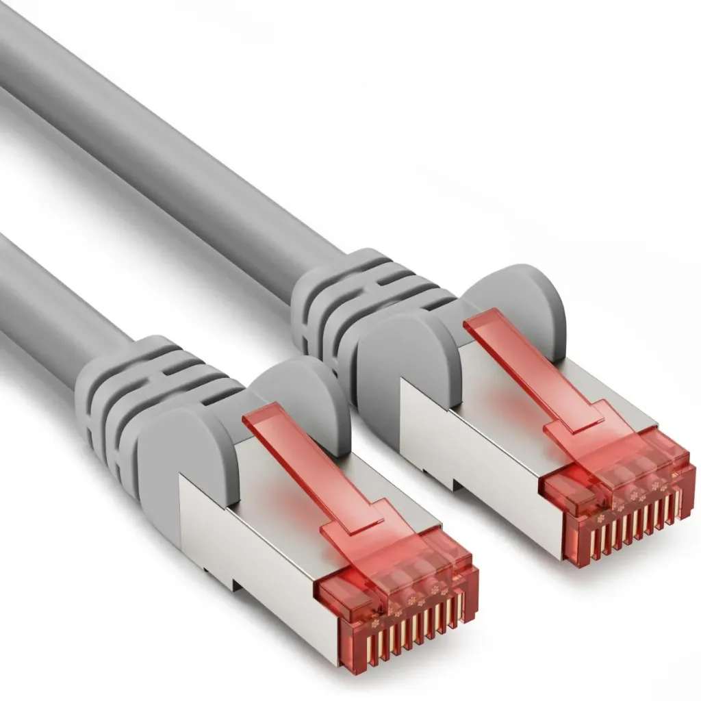 GeniouS S/FTP Patchcable RJ45 CAT6a (100% koper) 3M (Wit)