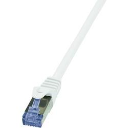 GeniouS S/FTP Patchcable RJ45 CAT6a (100% koper) 1M (Wit)