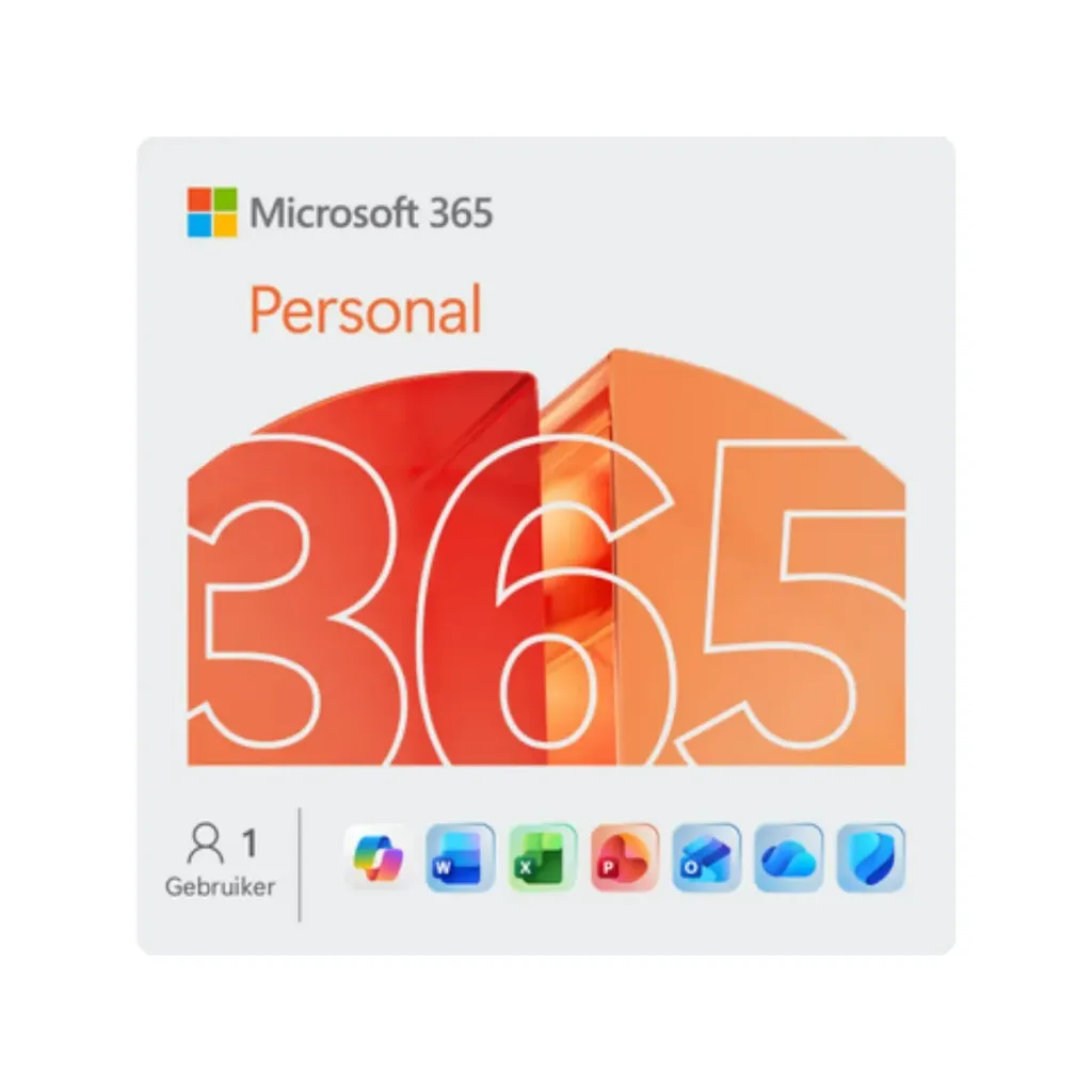 Microsoft 365 Personal 5 PC/Mac 1 jaar