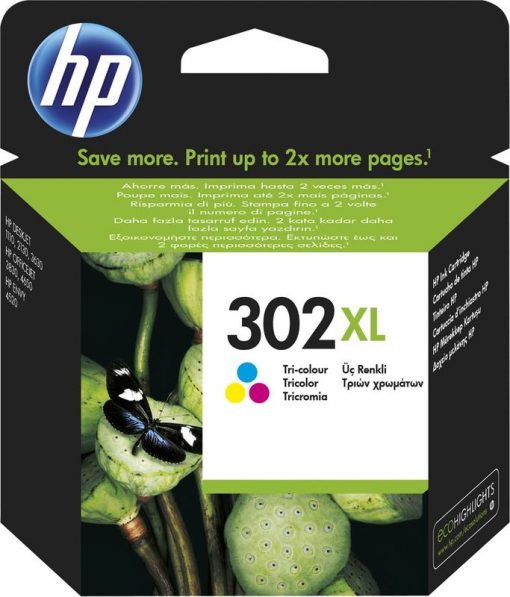 HP Inktpatroon 302XL 3 kleuren