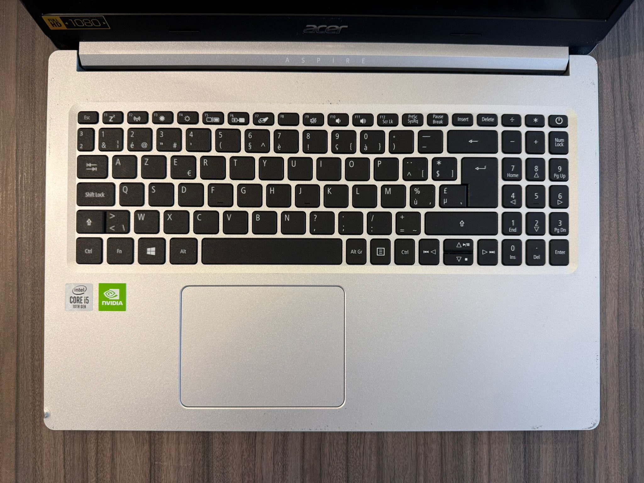 Acer 15.6" FHD i5-10210U 12Gb 512Gb SSD + 1Tb HDD Win 11 Zilver (Tweedekans) - Afbeelding 2