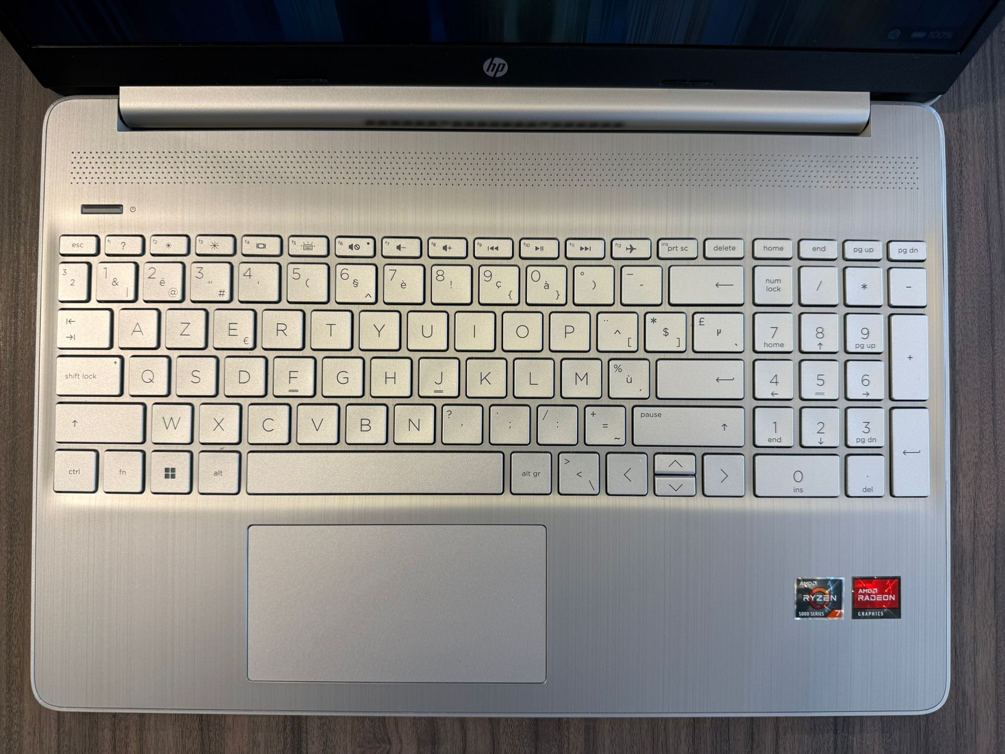 HP 15.6" AMD Ryzen 7 5700U 16Gb 256Gb SSD Win 11 Zilver (Tweedekans) - Afbeelding 3